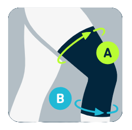 Bauerfeind Sports Knee Support   maattabel detail