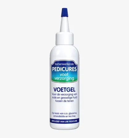 Voetschimmel gel van samenwerkende pedicures